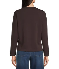Spanx AirEssentials Knit Long Sleeve Side Slit Top