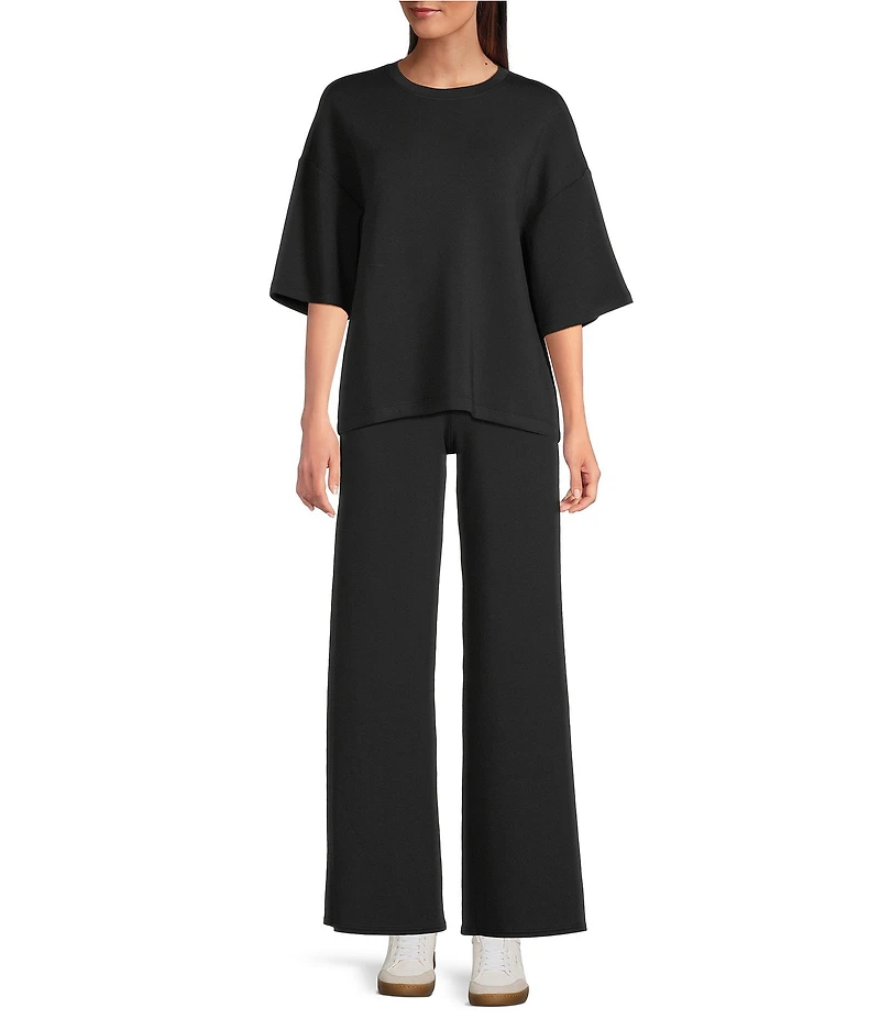 Spanx AirEssentials Knit Short Sleeve Drop Shoulder Coordinating T-Shirt
