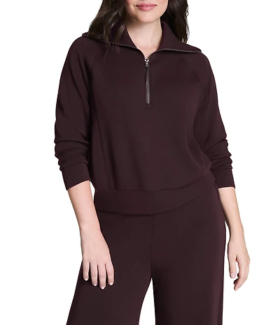 Spanx AirEssentials Long Sleeve Half Zip Jacket