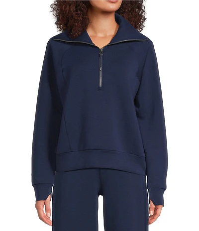 Spanx AirEssentials Long Sleeve Half Zip Jacket