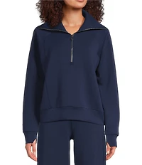 Spanx AirEssentials Long Sleeve Half Zip Jacket