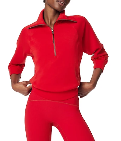 Spanx AirEssentials Long Sleeve Half Zip Jacket