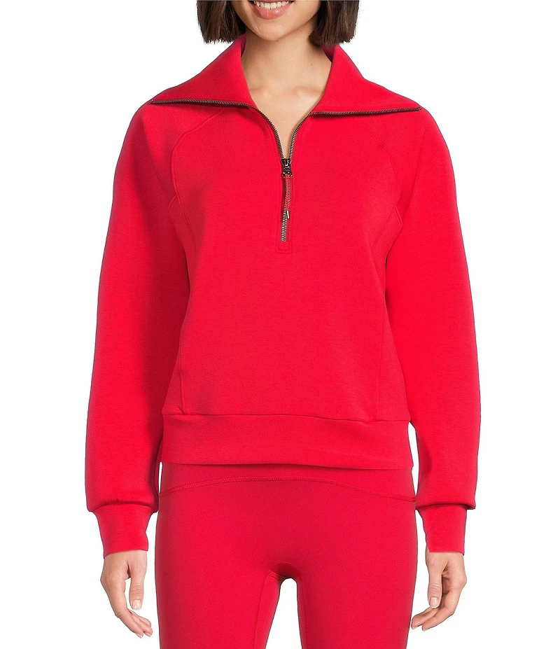 Spanx AirEssentials Long Sleeve Half Zip Jacket
