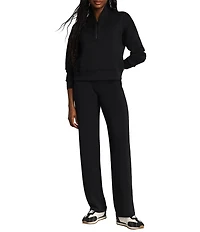 SPANX AirEssentials Shawl Collar Half Zip Long Sleeve Coordinating Knit Jacket