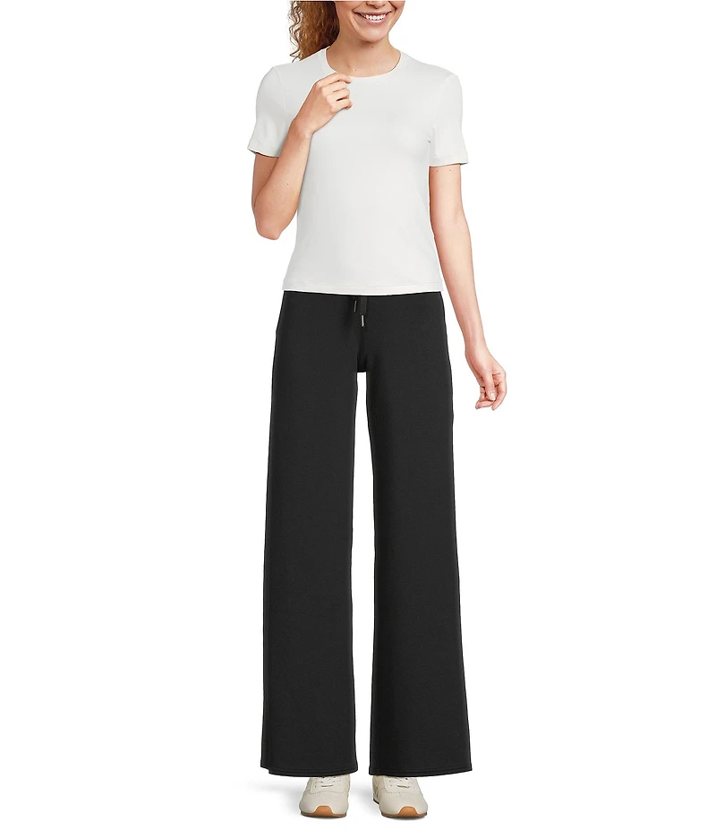Spanx BareNaked Knit Short Sleeve Crew Neckline Pullover Tee