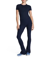 Spanx BareNaked Knit Short Sleeve Crew Neckline Pullover Tee