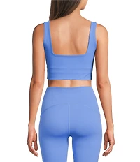 Spanx Cropped Square Neck Sleeveless Tank