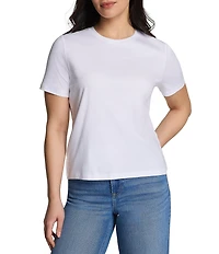 SPANX® Lightweight Cotton Crewneck Tee