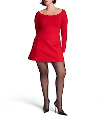Spanx Long Sleeve Ponte Mini Dress