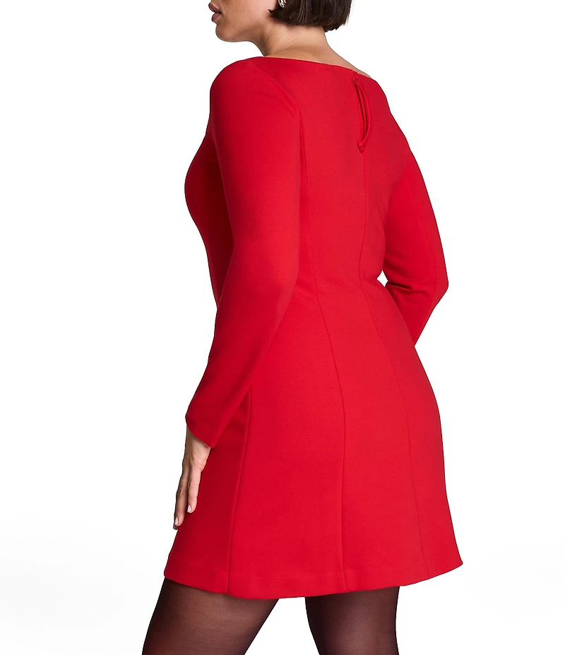 Spanx Long Sleeve Ponte Mini Dress
