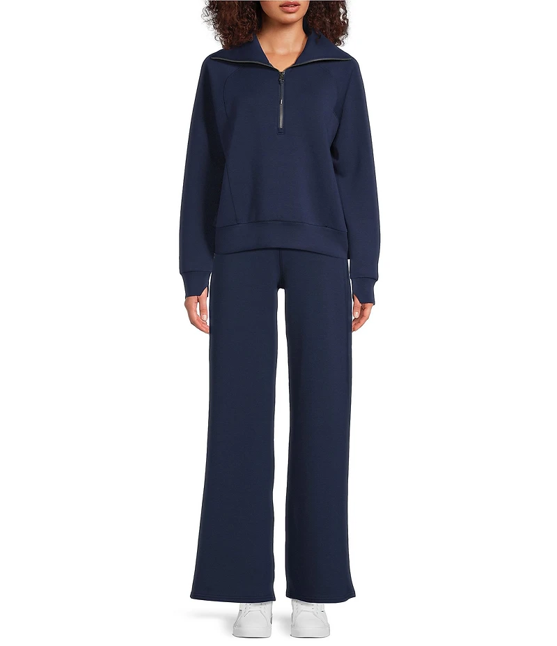 Spanx AirEssentials Wide Leg Pull On Drawstring Coordinating Pants