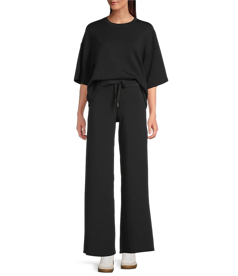Spanx AirEssentials Wide Leg Pull On Drawstring Coordinating Pants