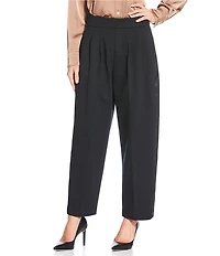 Spanx Ponte Pleated Straight Leg Tux Trouser Pants