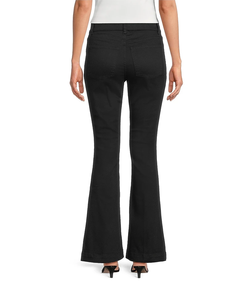 Spanx Pull-On High Rise Flare Leg Denim Jeans