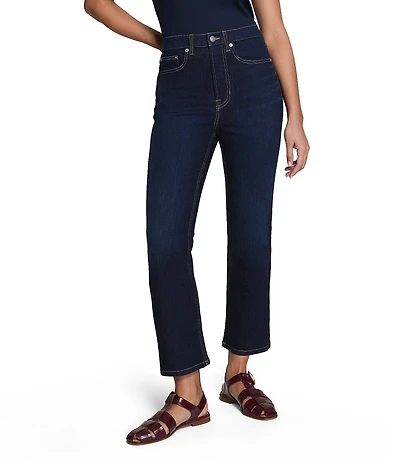 Spanx ReDefine Kick Flare Cropped Denim Jeans