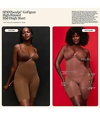 Spanx SPANXsculpt™ Go-Figure High-Waisted Mid-Thigh Short