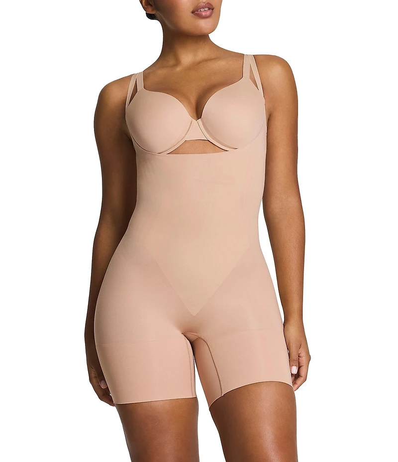 Spanx SPANXsculpt™ Go-Figure Open-Bust Mid-Thigh Bodysuit