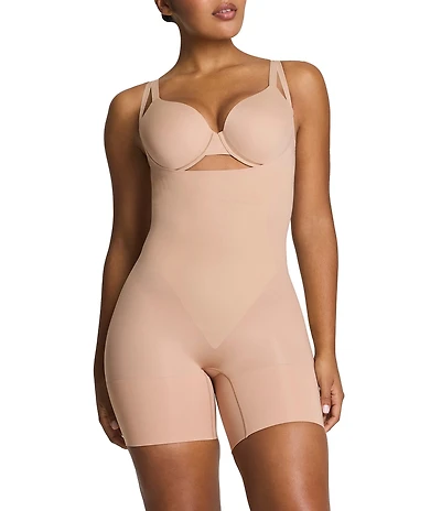 Spanx SPANXsculpt™ Go-Figure Open-Bust Mid-Thigh Bodysuit