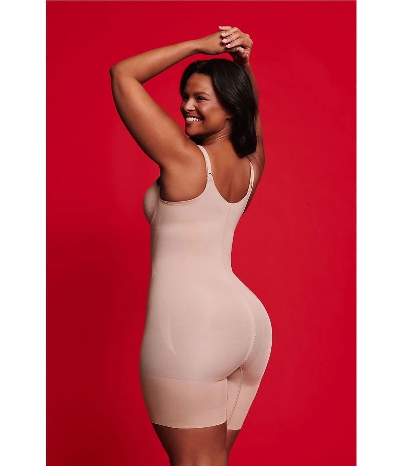 Spanx SPANXsculpt™ Go-Figure Open-Bust Mid-Thigh Bodysuit
