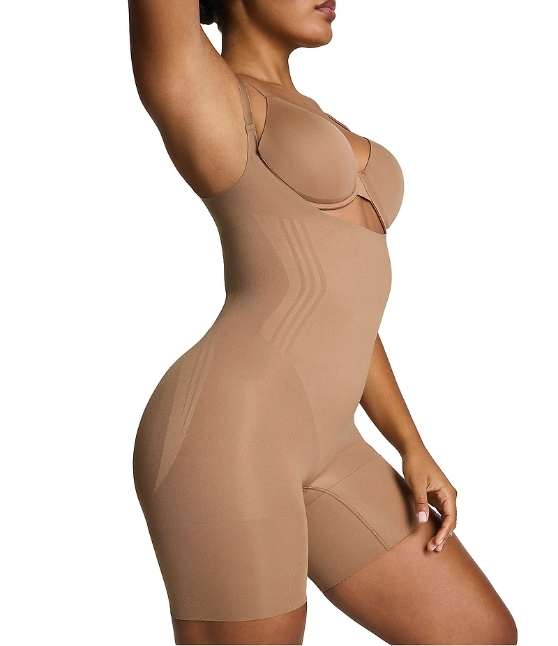 Spanx SPANXsculpt™ Go-Figure Open-Bust Mid-Thigh Bodysuit
