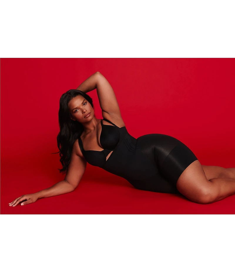 Spanx SPANXsculpt™ Go-Figure Open-Bust Mid-Thigh Bodysuit