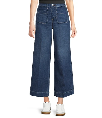 Spanx SPANXshape™ Authentic 360 Cropped Wide Leg Jeans