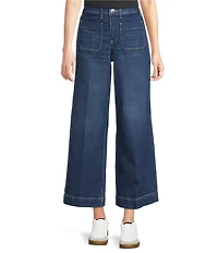 Spanx SPANXshape™ Authentic 360 Cropped Wide Leg Jeans