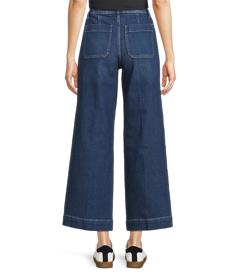 Spanx SPANXshape™ Authentic 360 Cropped Wide Leg Jeans