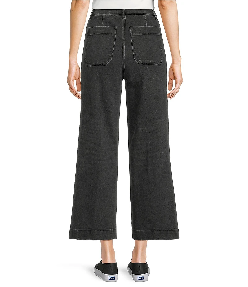 Spanx SPANXshape™ Authentic 360 Cropped Wide Leg Jeans