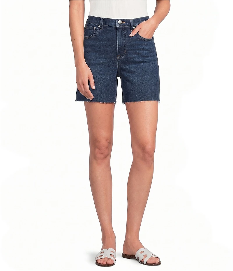 Spanx SPANXshape™ Authentic 360 Raw Hem Jean Shorts