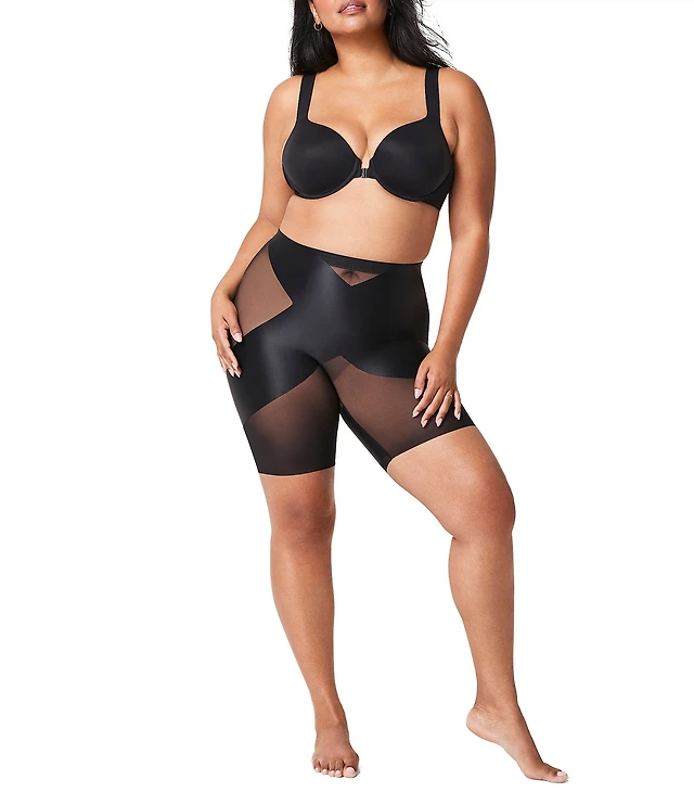 Spanx SPANXshape™ SatinX™ Mid-Thigh Short at Hamilton Place in