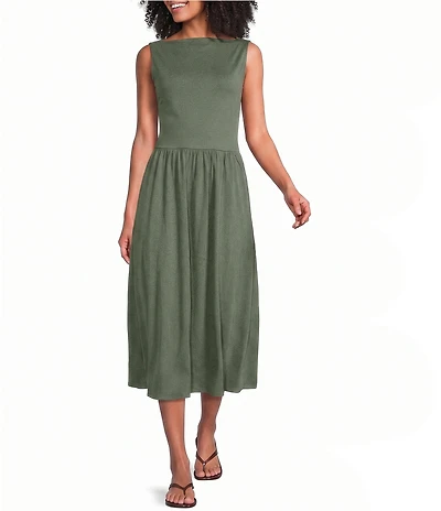 Spanx SPANXsmooth® Jersey High Neck Midi Dress