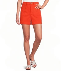 Spanx SPANXsupersmooth High Rise Stretch Twill Patch Pocket Shorts