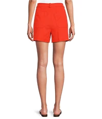 Spanx SPANXsupersmooth High Rise Stretch Twill Patch Pocket Shorts