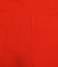 Spanx SPANXsupersmooth Stretch Twill High Rise Cropped Wide Leg Pants