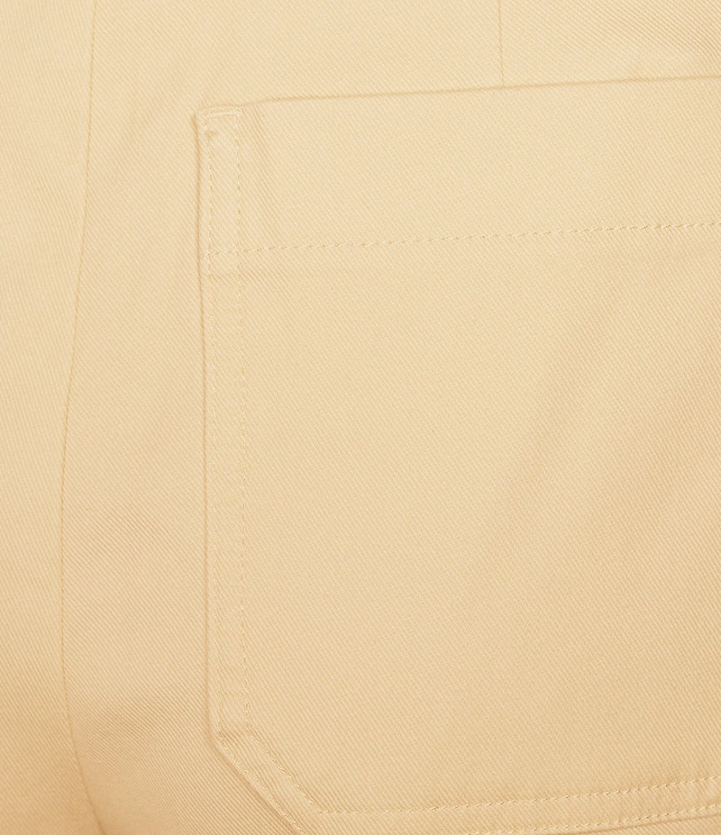 Spanx SPANXsupersmooth Stretch Twill High Rise Wide Leg Patch Pocket Pants