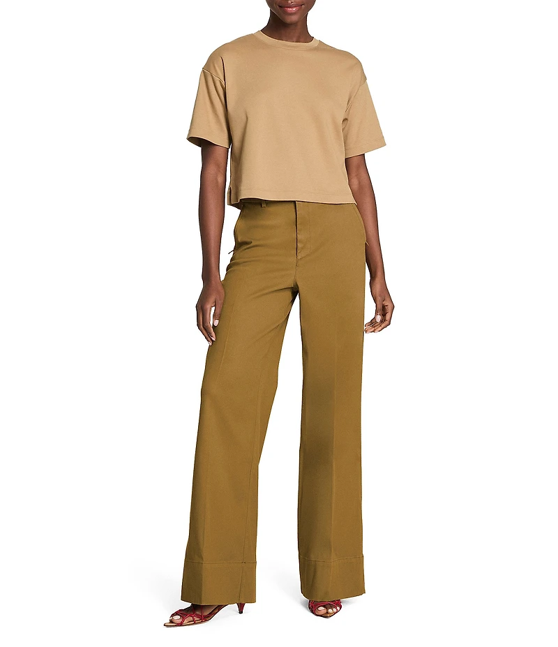 Spanx SPANXsupersmooth™ Stretch Twill Wide Leg Pants