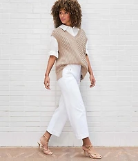 Spanx Stretch Twill Cropped Wide Leg Pants