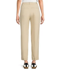 Spanx Stretch Twill High Rise Straight Leg Ankle Pants