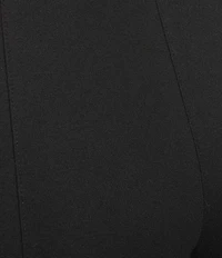 Spanx Super Smooth Perfect Fit Ponte Zip Ankle Length Pull On Leggings