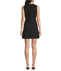 SPANX® WellSuited Stretch Woven Crew Neck Sleeveless Mini Dress