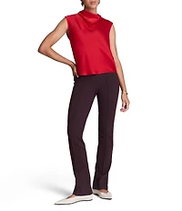 Spanx Woven Sleeveless Drape Neckline Top