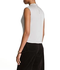 Spanx Woven Sleeveless Drape Neckline Top
