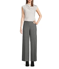 Spanx Woven Sleeveless Drape Neckline Top