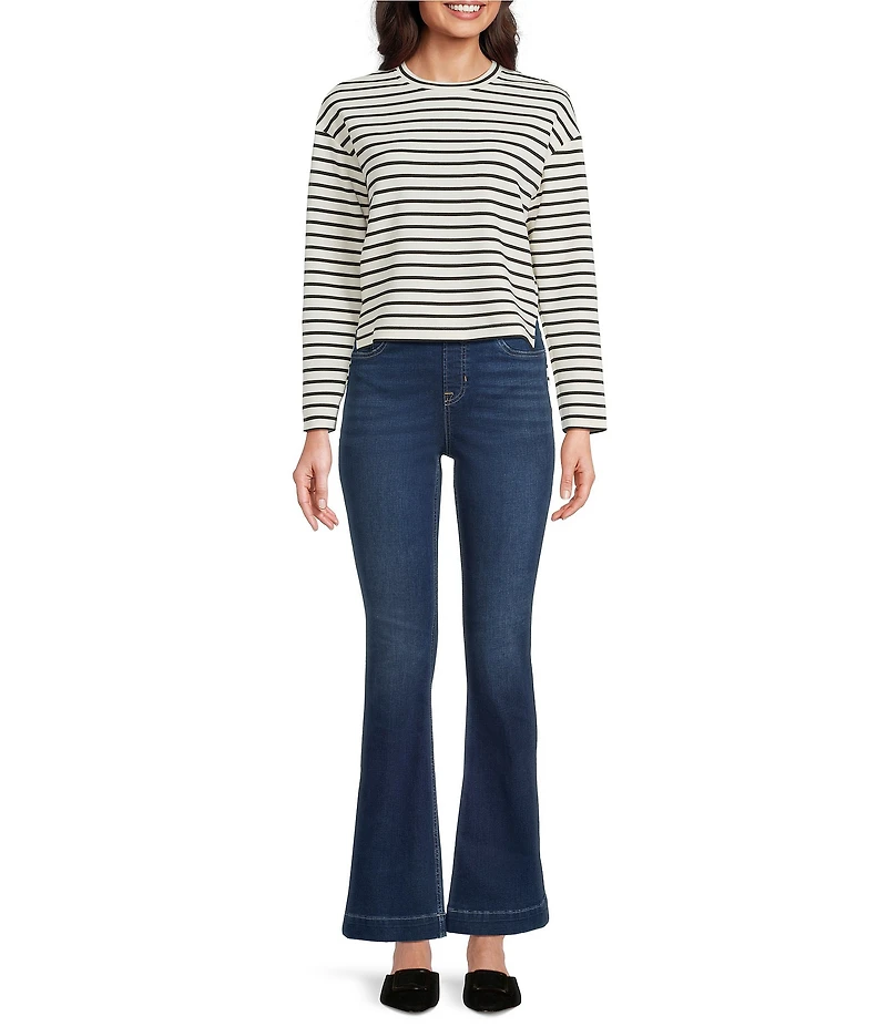 SPANXshape EveryWear Pull On Zero Waistband Micro Flare Jeans