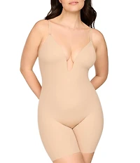 SPANXshape® Suit Your Fancy Plunge Low-Back Mid-Thigh Bodysuit