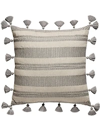 Spartina 449 Jonas Embroidered Tassel Decorative Square Pillow