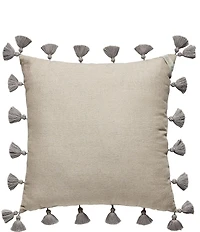 Spartina 449 Jonas Embroidered Tassel Decorative Square Pillow