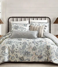 Spartina 449 Jonas Hundred Jacobean Floral Mini Reversible Comforter Set