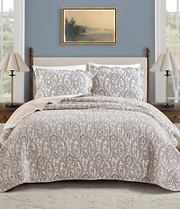 Spartina 449 Jonas Hundred Scalloped Cotton Reversible Mini Quilt Set